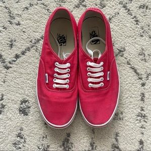 Men’s RED vans 10.5